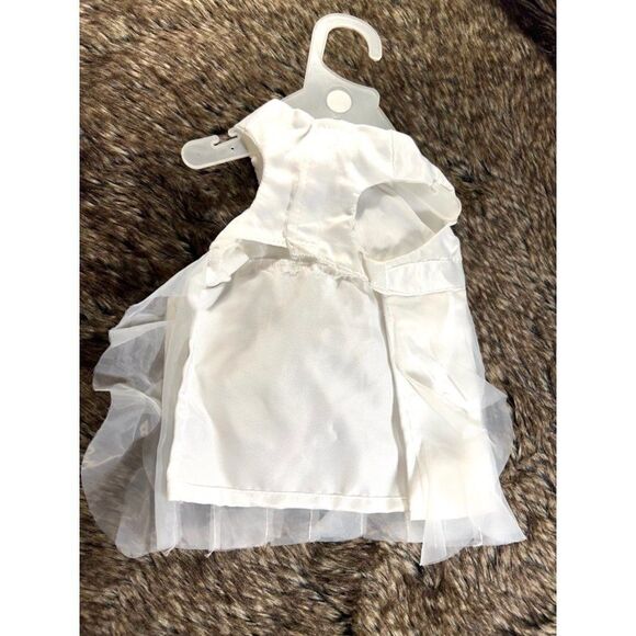 XS White Wedding Dress & Veil Set NWT (Orig. $15) - Picture 6 of 7